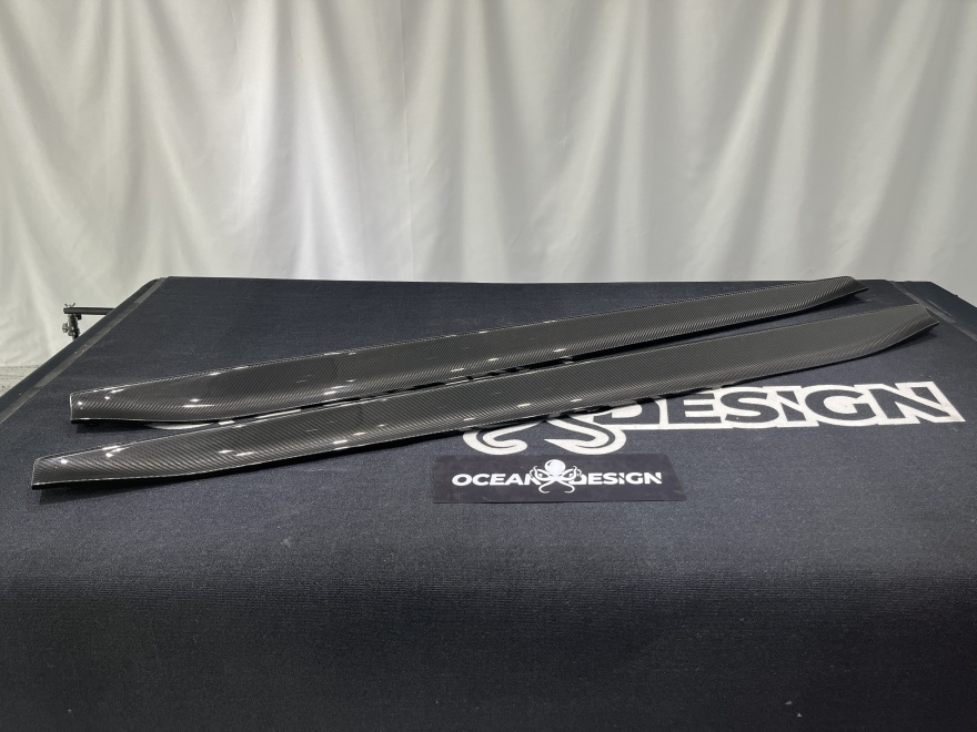 2021–2025 BMW M3 (G80) / M4 (G82) 3D Style Carbon Fiber Side Skirts – 3K Matte Finish