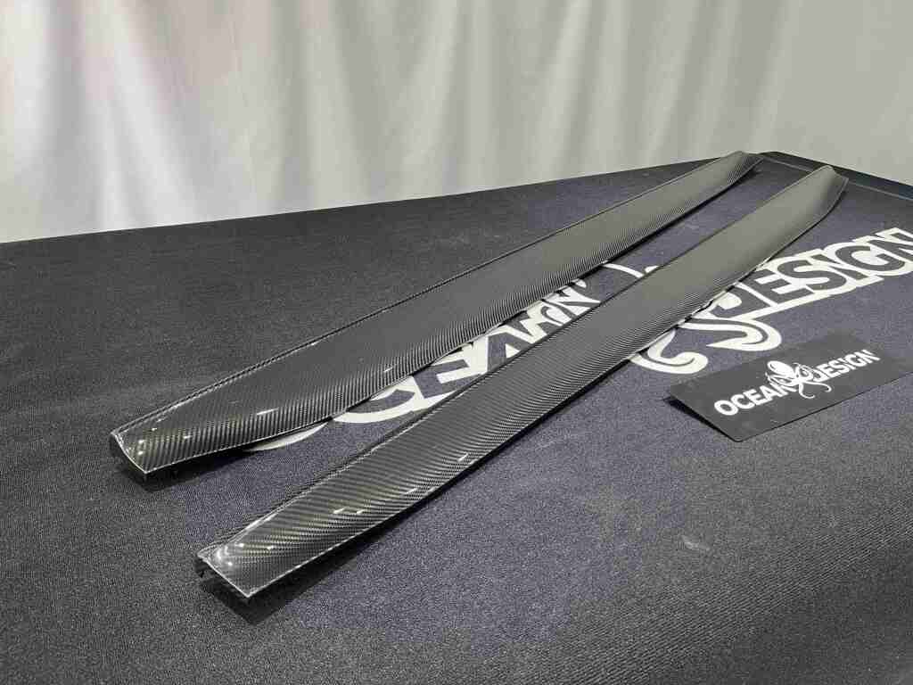 2021–2025 BMW M3 (G80) / M4 (G82) 3D Style Carbon Fiber Side Skirts – 3K Matte Finish