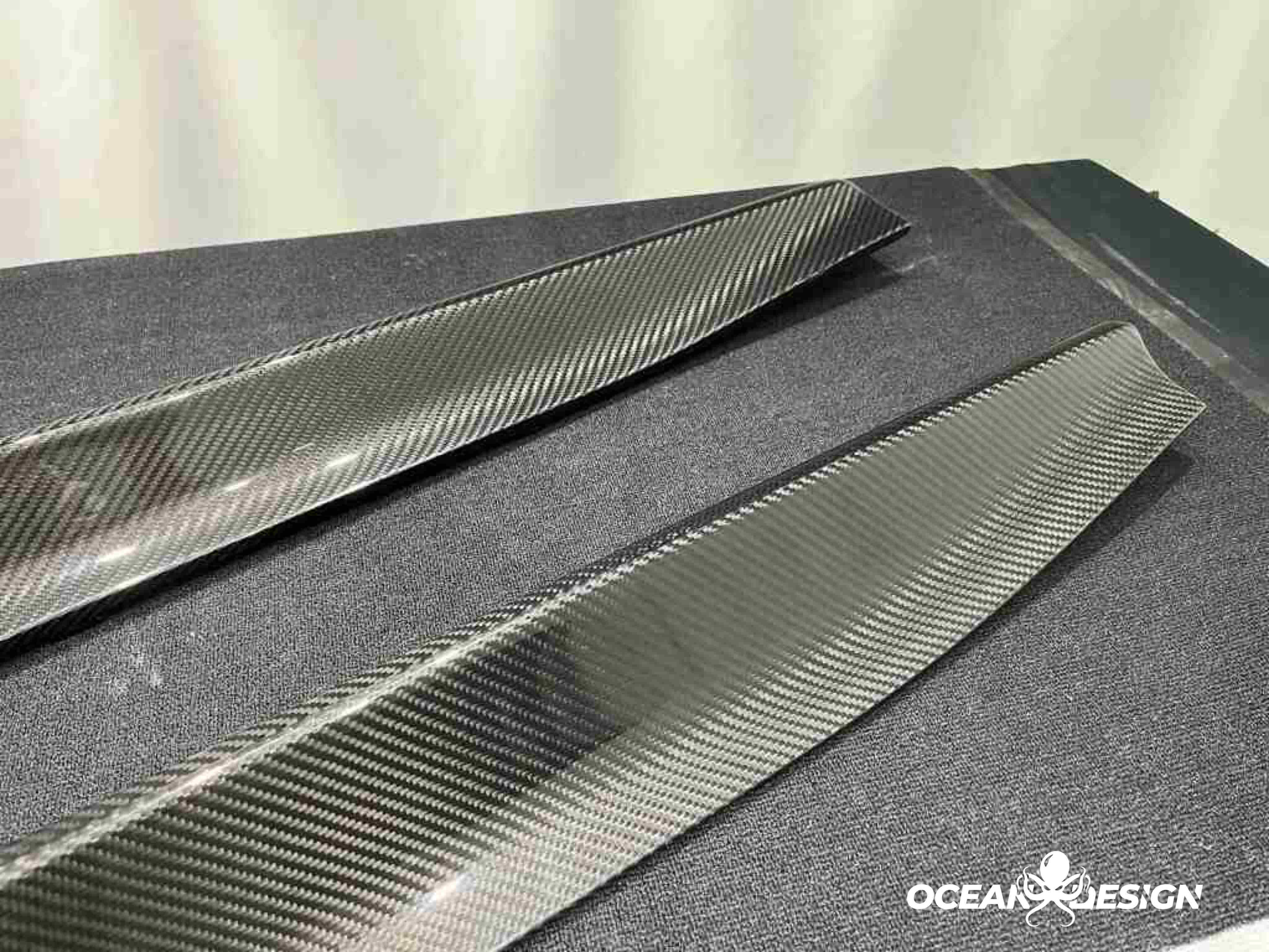2021–2025 BMW M3 (G80) / M4 (G82) 3D Style Carbon Fiber Side Skirts – 3K Matte Finish