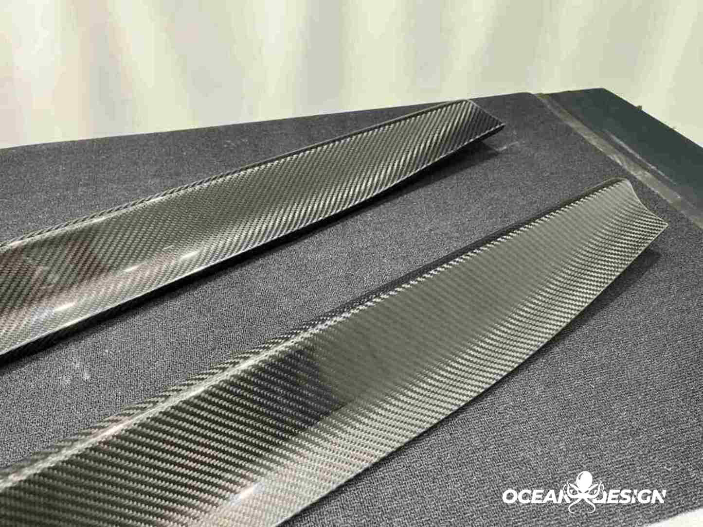2021–2025 BMW M3 (G80) / M4 (G82) 3D Style Carbon Fiber Side Skirts – 3K Matte Finish