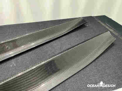 2021–2025 BMW M3 (G80) / M4 (G82) 3D Style Carbon Fiber Side Skirts – 3K Matte Finish