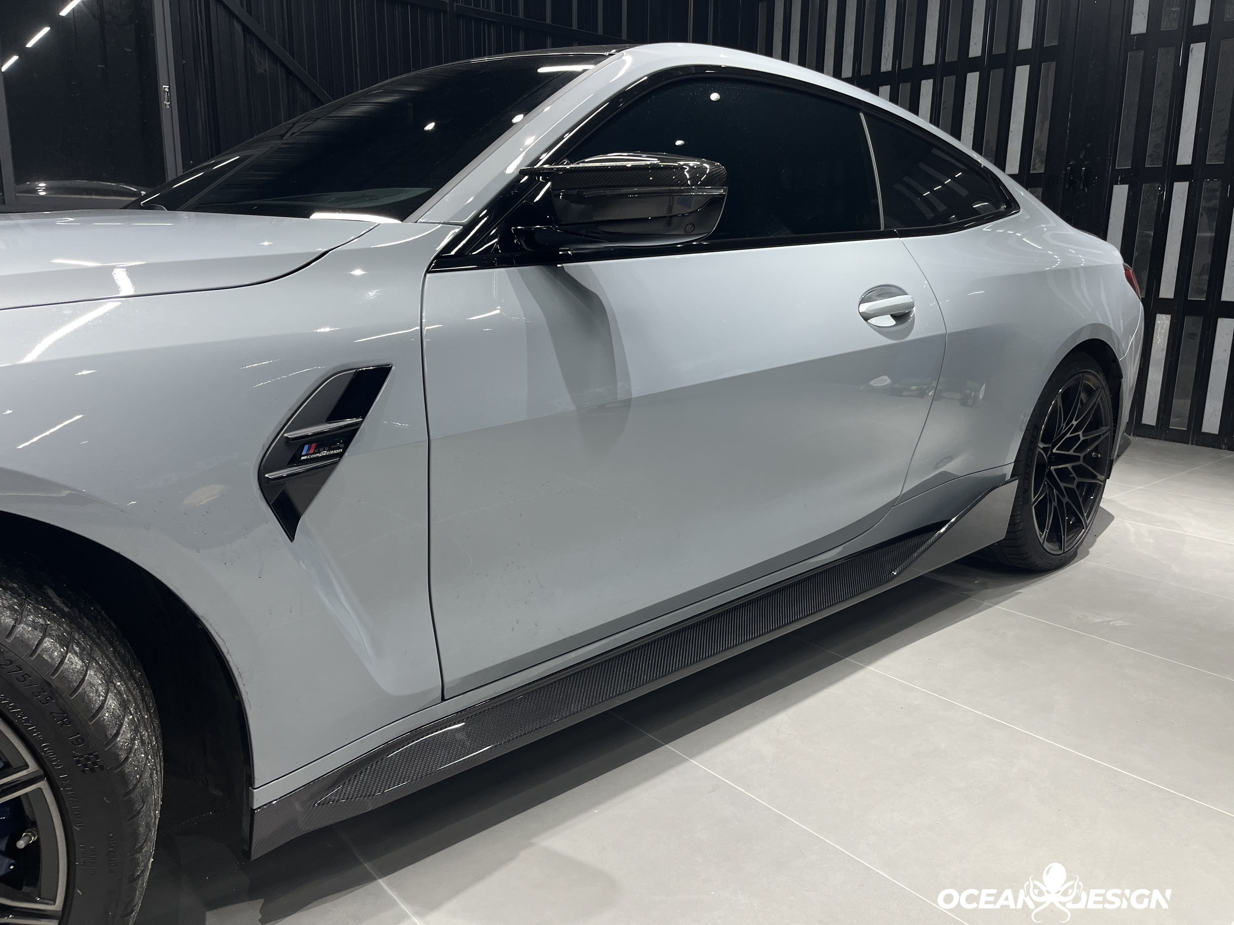 2021-2025 BMW M3 G80 / M4 G82 MP Style Dry Carbon Fiber Wing Mirror Covers