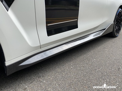 2021–2025 BMW M3 (G80) / M4 (G82) MP Style Side Skirts – Dry Carbon Fiber