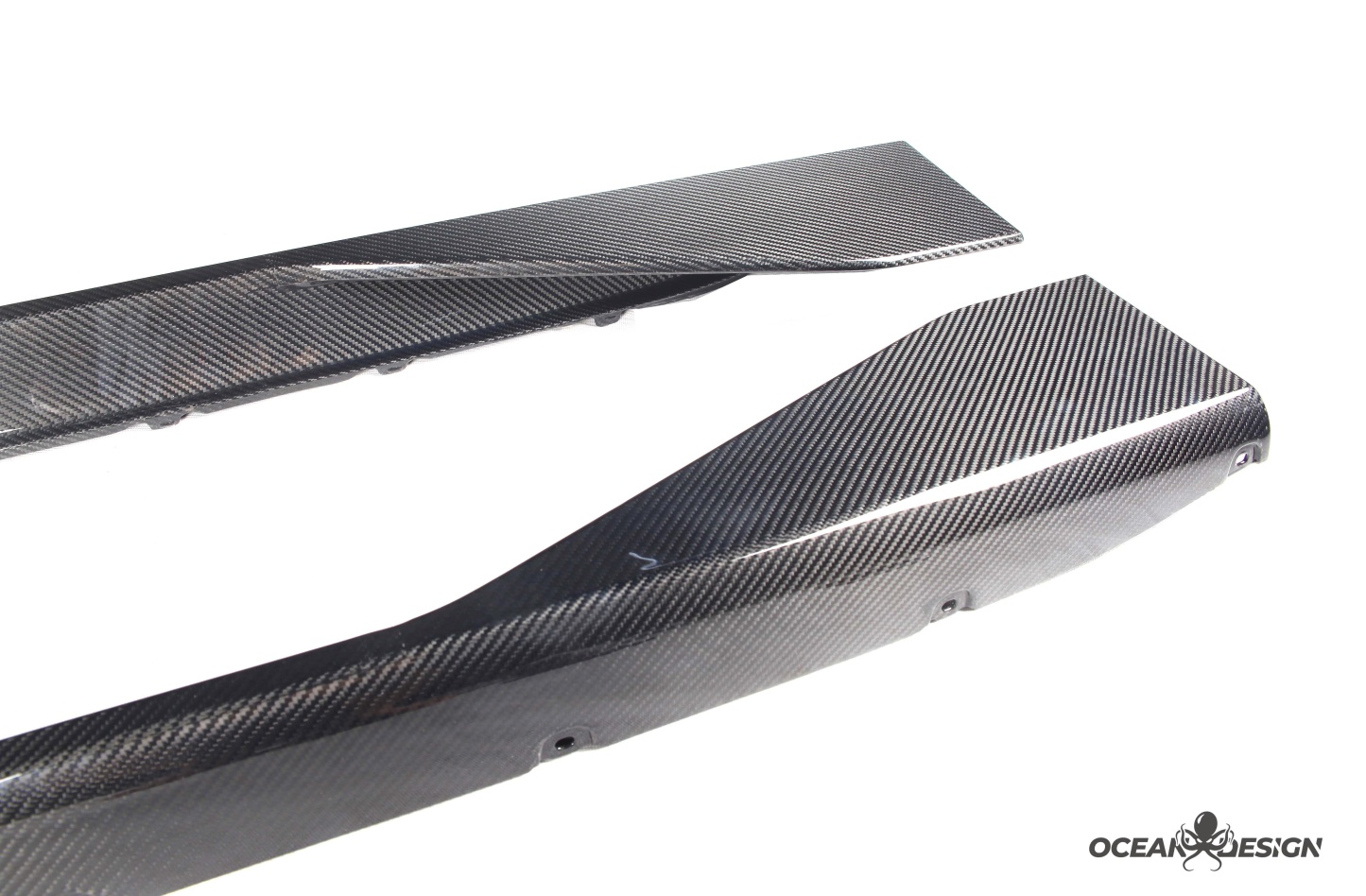 2021–2025 BMW M3 (G80) / M4 (G82) MP Style Side Skirts – Dry Carbon Fiber