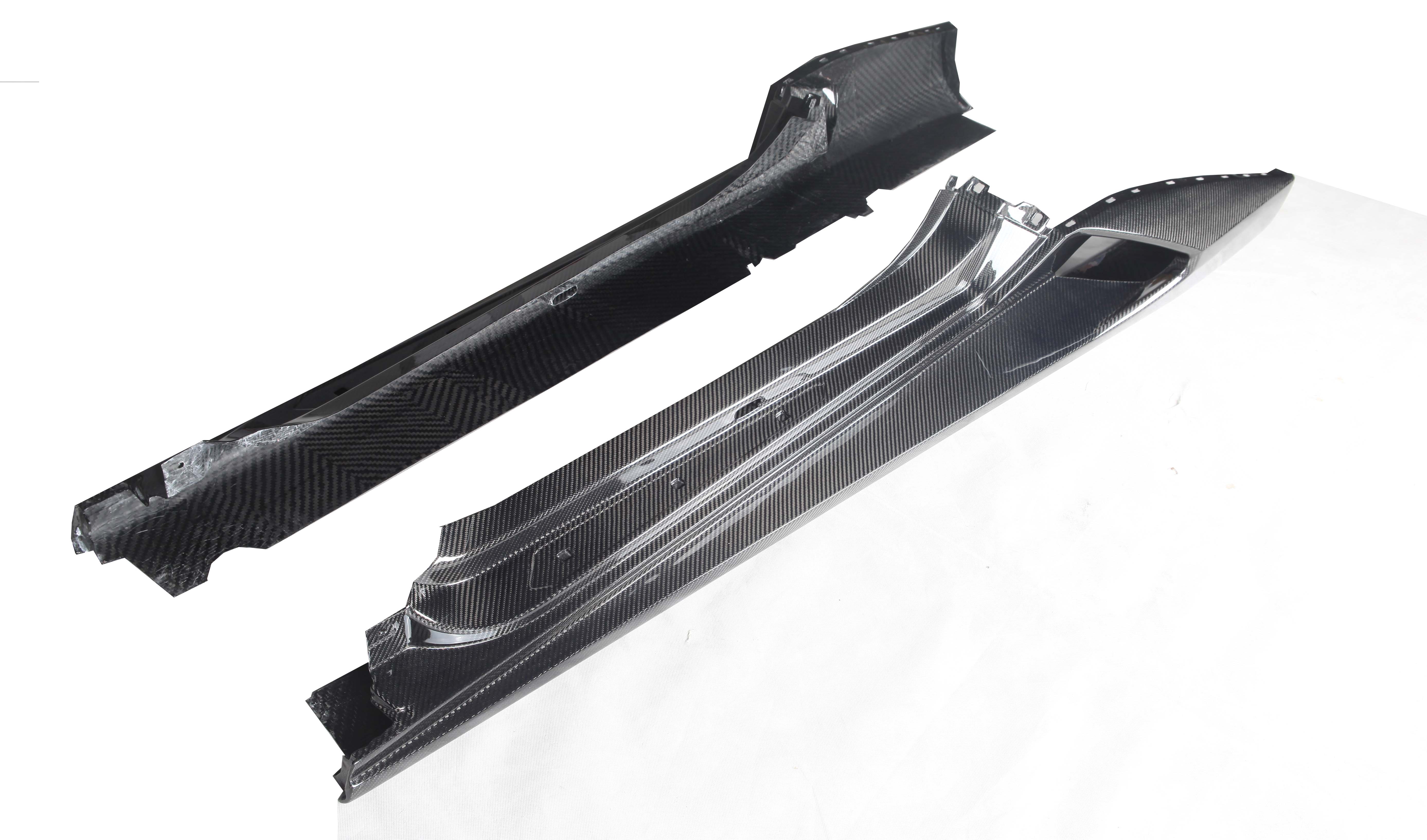 Lamborghini Huracan EVO RWD Side Skirts Dry Carbon Fiber N Series Bodykit