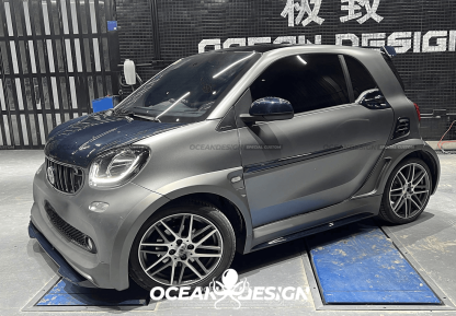 2014–2024 Smart 453 ForTwo MSY Style Widebody Fender Flares Dry Carbon Fiber