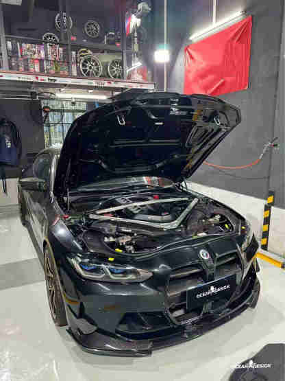 2021–2025 BMW M3 (G80) / M4 (G82) 3D Style Dry Carbon Splitter Front Lip