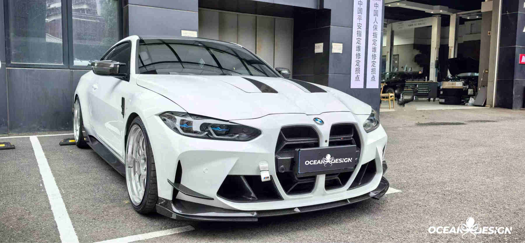 2021–2025 BMW M3 (G80) / M4 (G82) 3D Style Carbon Fiber Side Skirts – 3K Matte Finish