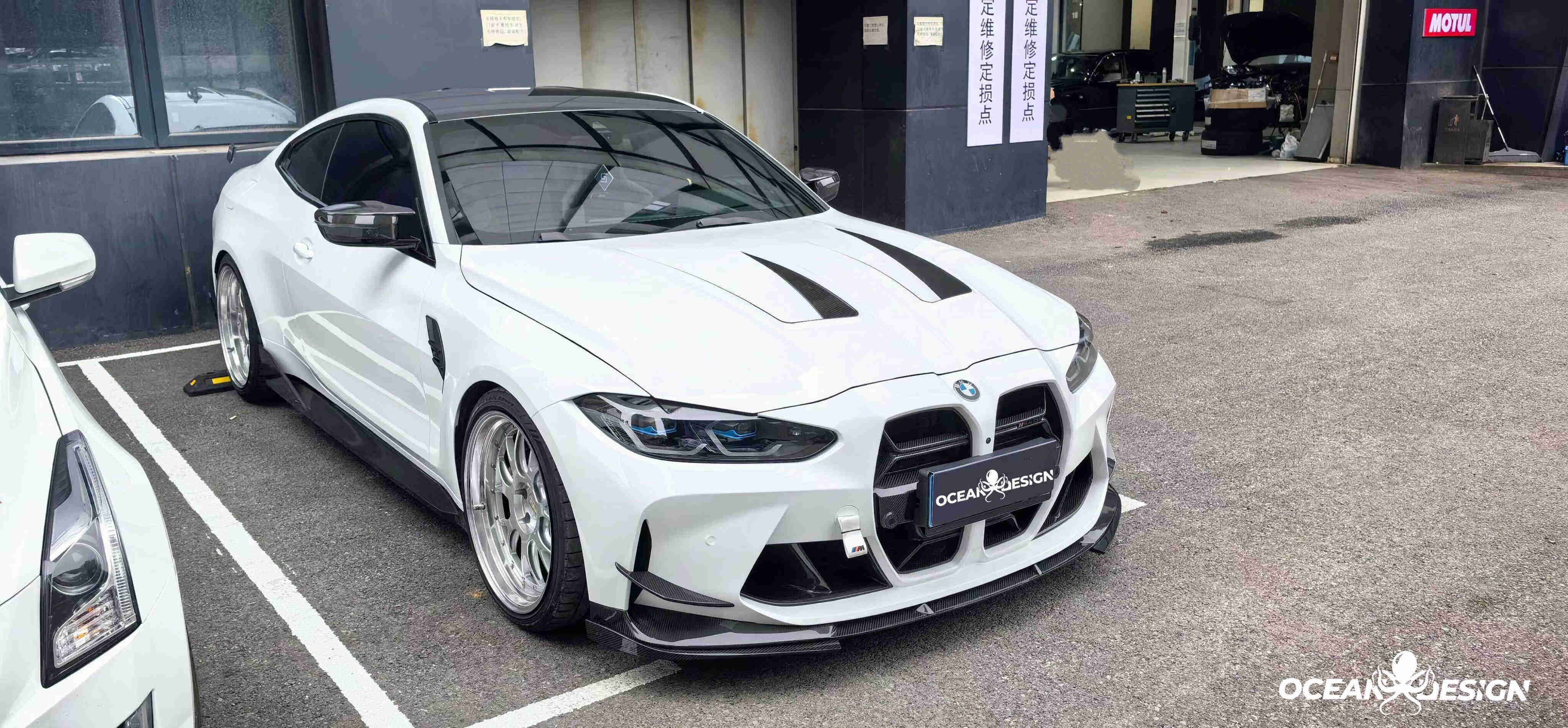 2021–2025 BMW M3 (G80) / M4 (G82) 3D Style Dry Carbon Splitter Front Lip