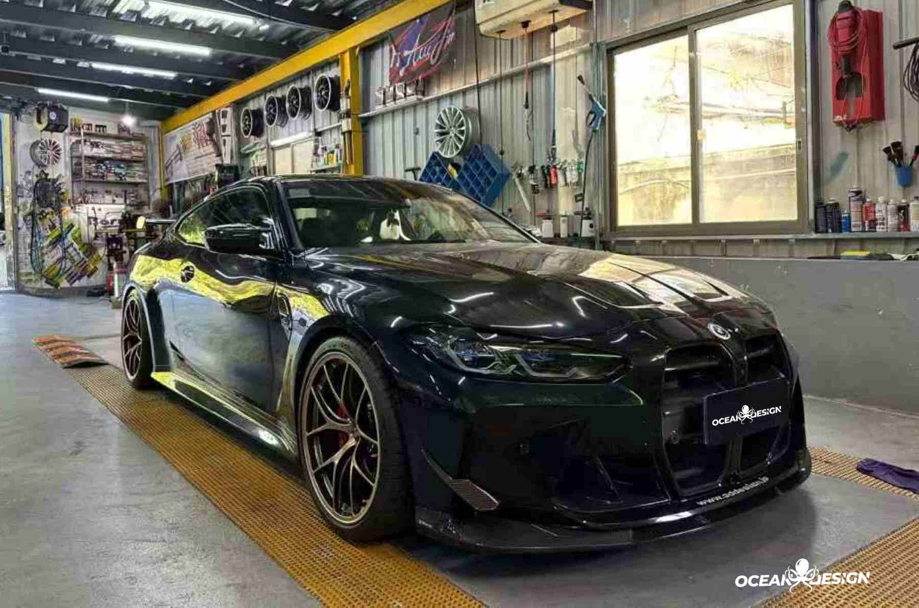 2021–2025 BMW M3 (G80) / M4 (G82) 3D Style Dry Carbon Splitter Front Lip