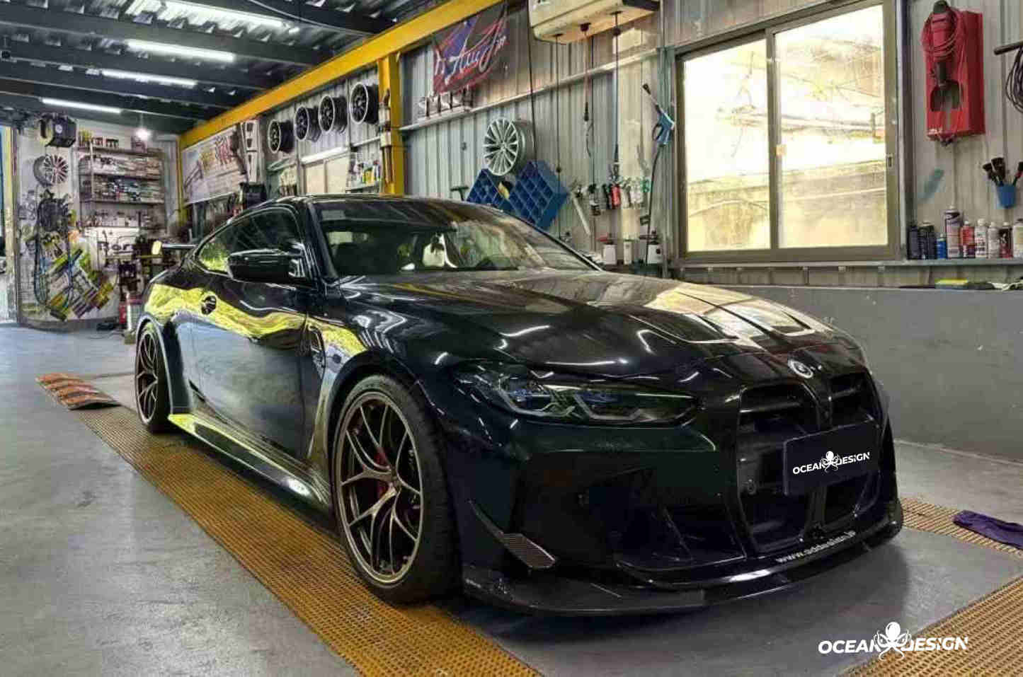 2021–2025 BMW M3 (G80) / M4 (G82) 3D Style Carbon Fiber Side Skirts – 3K Matte Finish