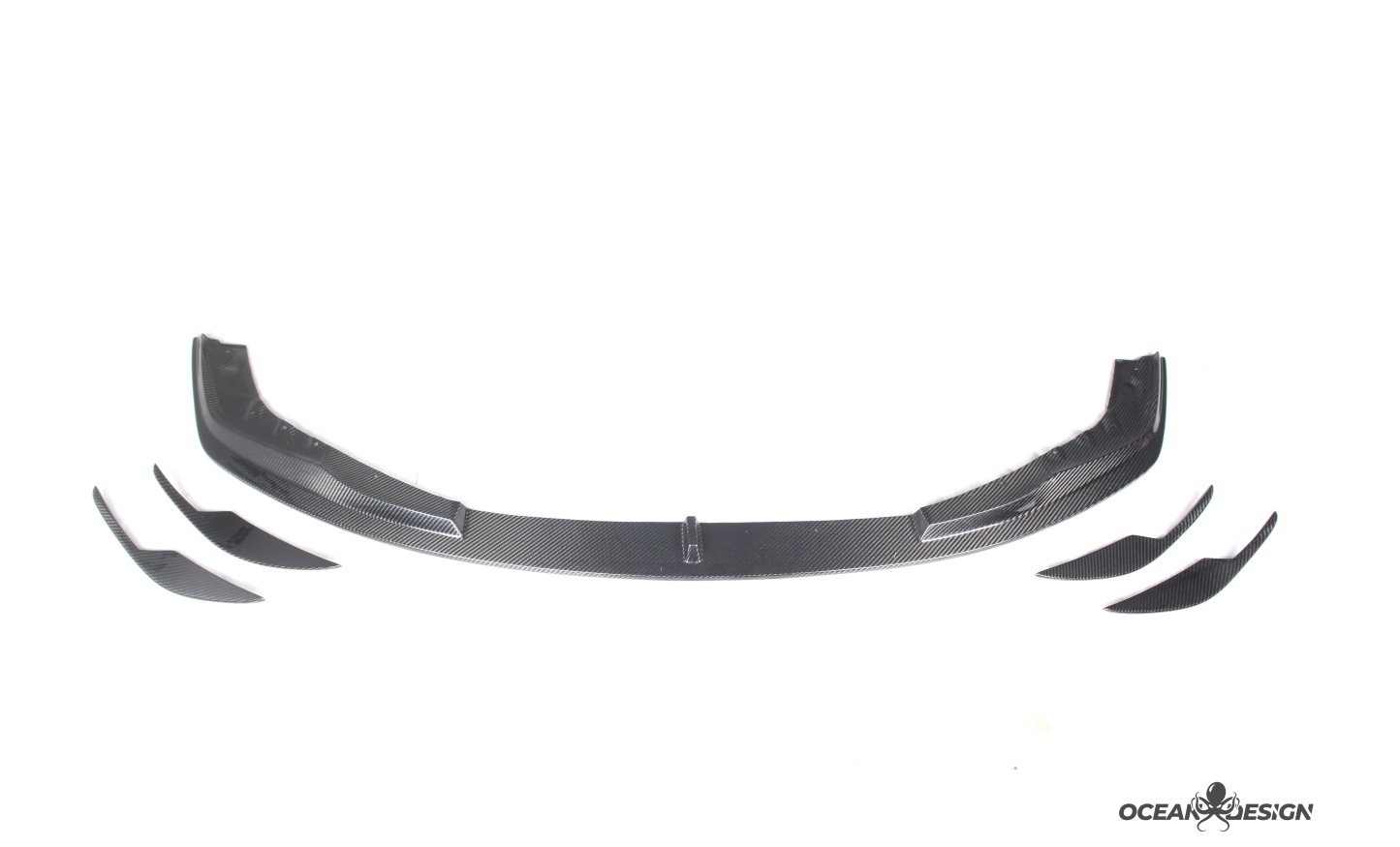 2021–2025 BMW M3 (G80) / M4 (G82) AC Style Front Lip Splitter – Dry Carbon Fiber