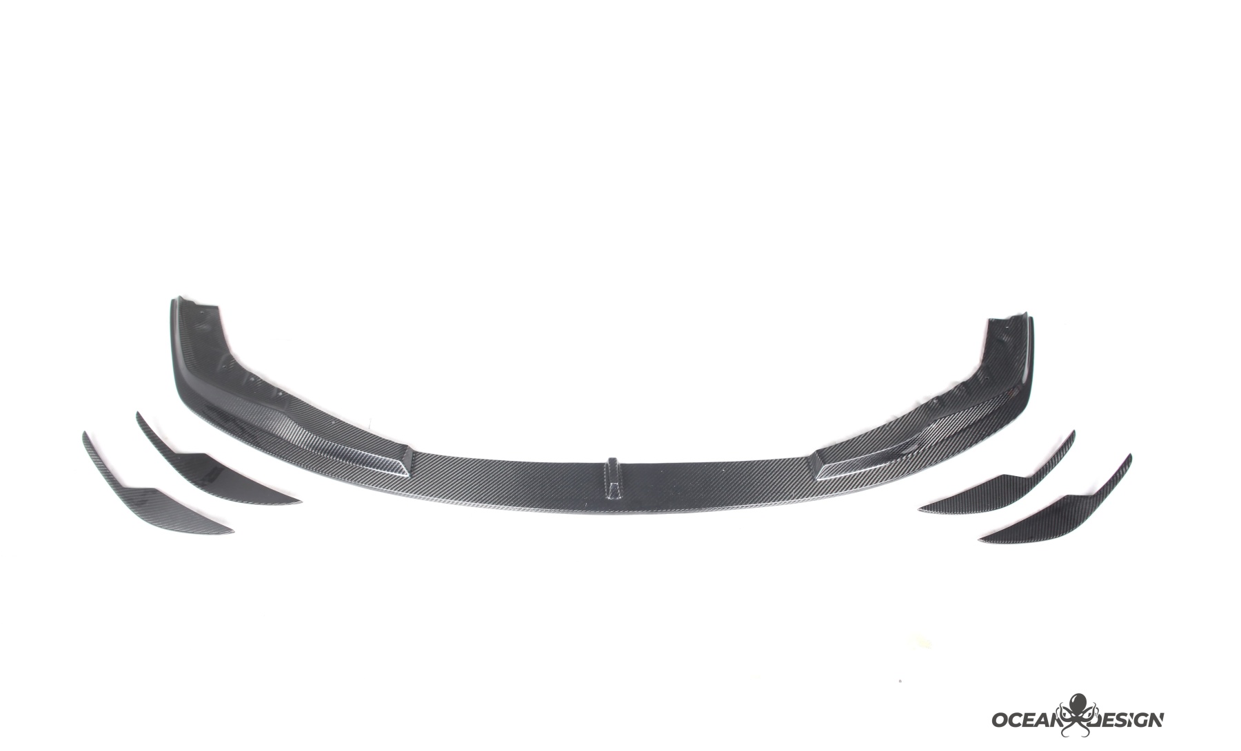 2021–2025 BMW M3 (G80) / M4 (G82) AC Style Front Lip Splitter – Dry Carbon Fiber