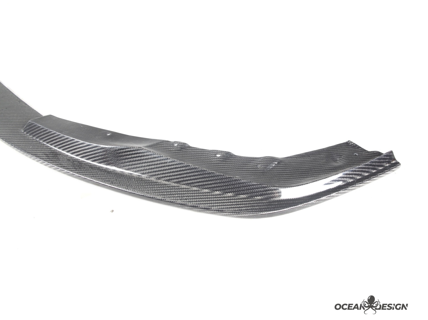 2021–2025 BMW M3 (G80) / M4 (G82) AC Style Front Lip Splitter – Dry Carbon Fiber