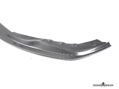 2021–2025 BMW M3 (G80) / M4 (G82) AC Style Front Lip Splitter – Dry Carbon Fiber