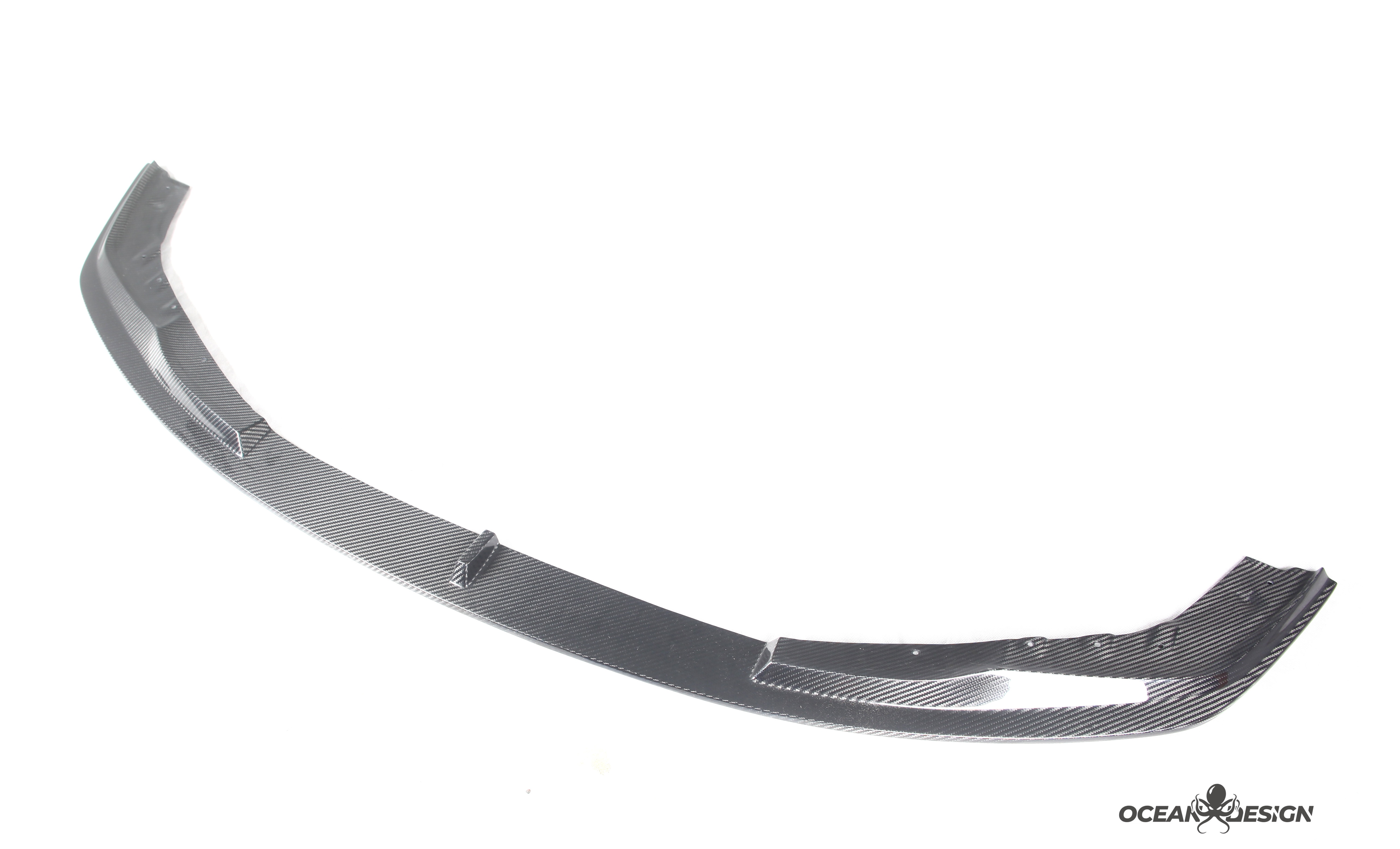 2021–2025 BMW M3 (G80) / M4 (G82) AC Style Front Lip Splitter – Dry Carbon Fiber