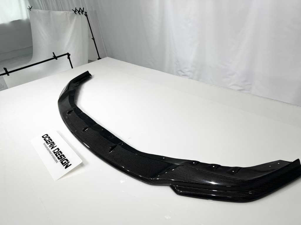 2021-2025 BMW M3 (G80) / M4 (G82) MT-Style Dry Carbon Front Lip Splitter