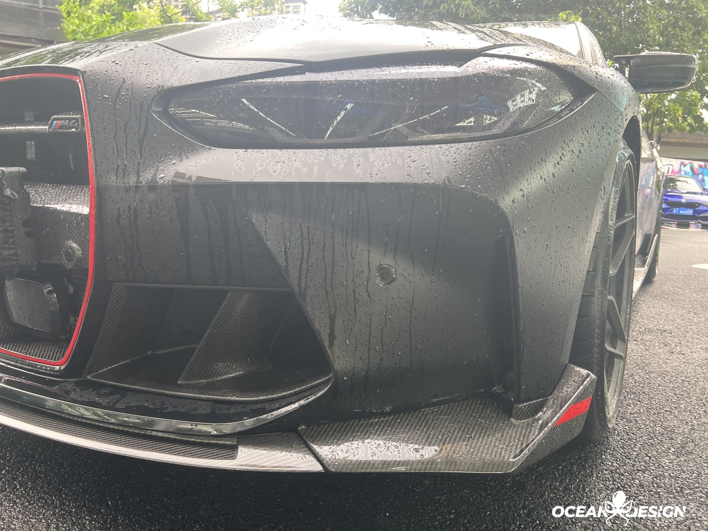 2021–2025 BMW M3 (G80) / M4 (G82) CSL Style Front Lip Splitter– Dry Carbon Fiber