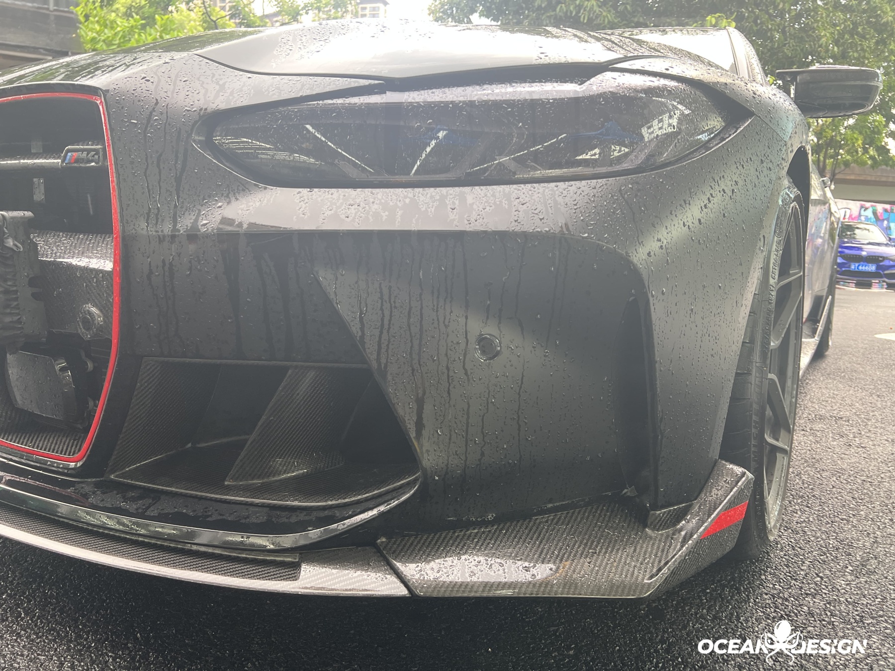 2021–2025 BMW M3 (G80) / M4 (G82) CSL Style Front Lip Splitter– Dry Carbon Fiber