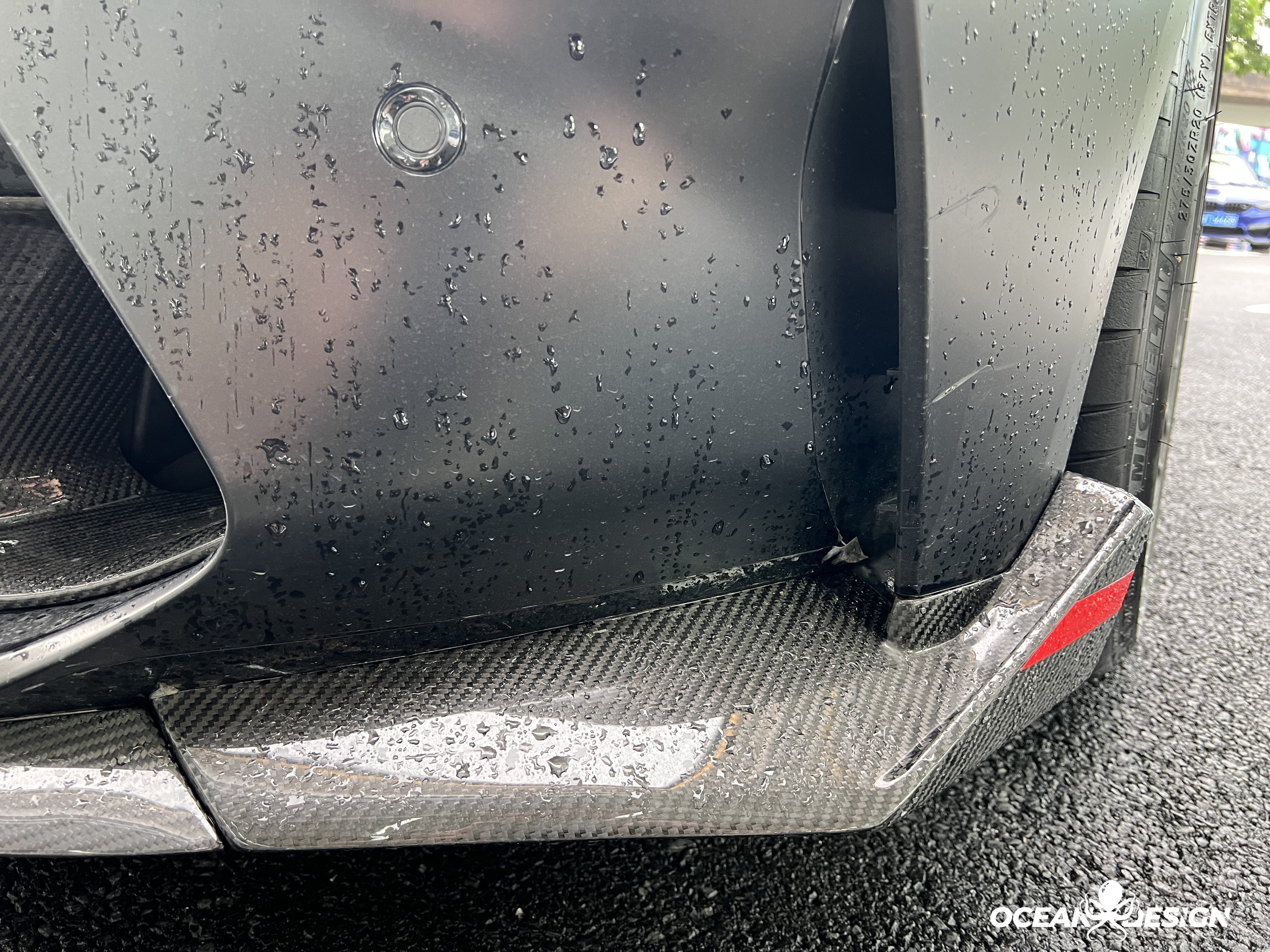 2021–2025 BMW M3 (G80) / M4 (G82) CSL Style Front Lip Splitter– Dry Carbon Fiber