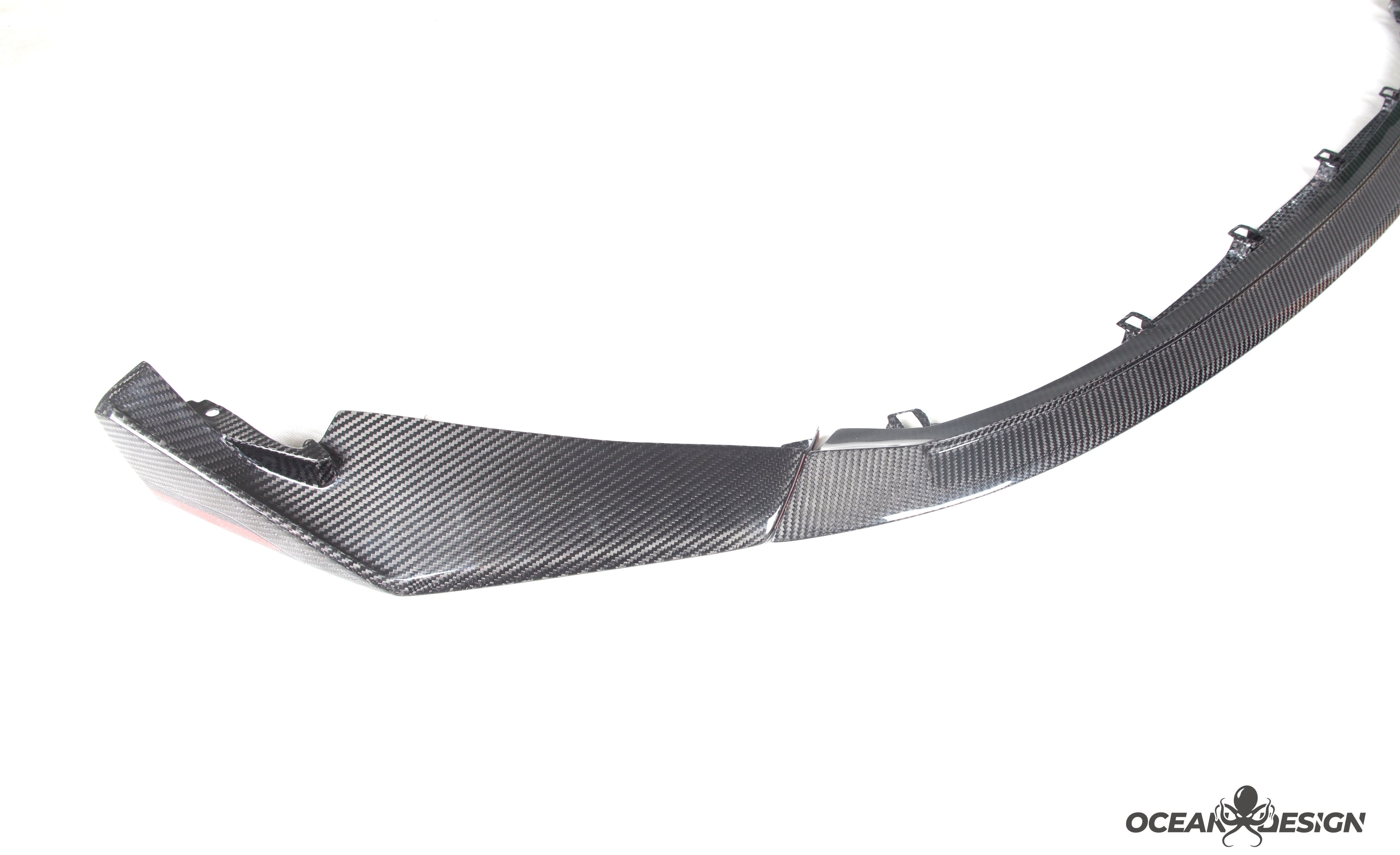 2021–2025 BMW M3 (G80) / M4 (G82) CSL Style Front Lip Splitter– Dry Carbon Fiber