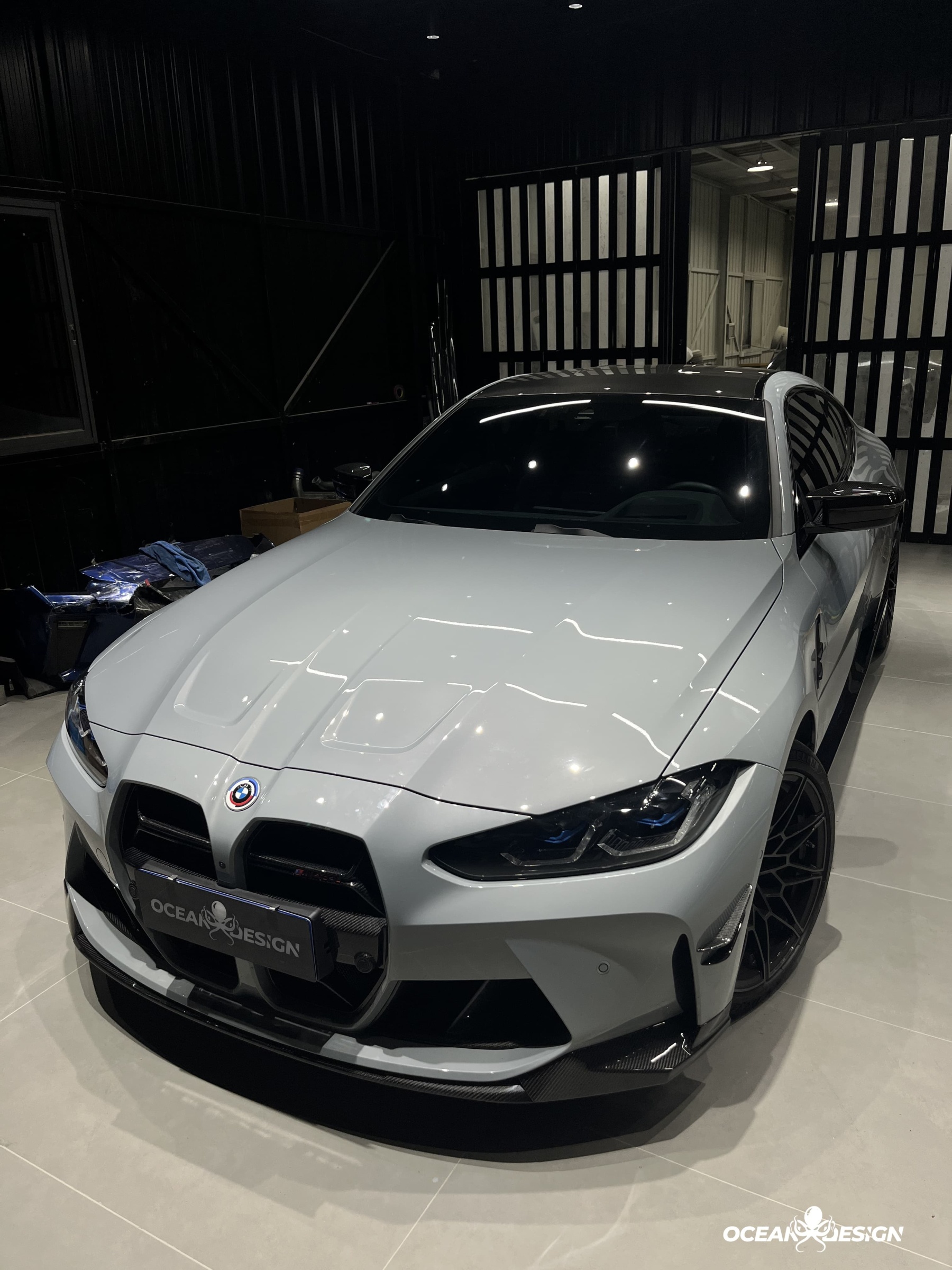 2021–2025 BMW M3 (G80) / M4 (G82) MP Style Front Canards – Dry Carbon Fiber