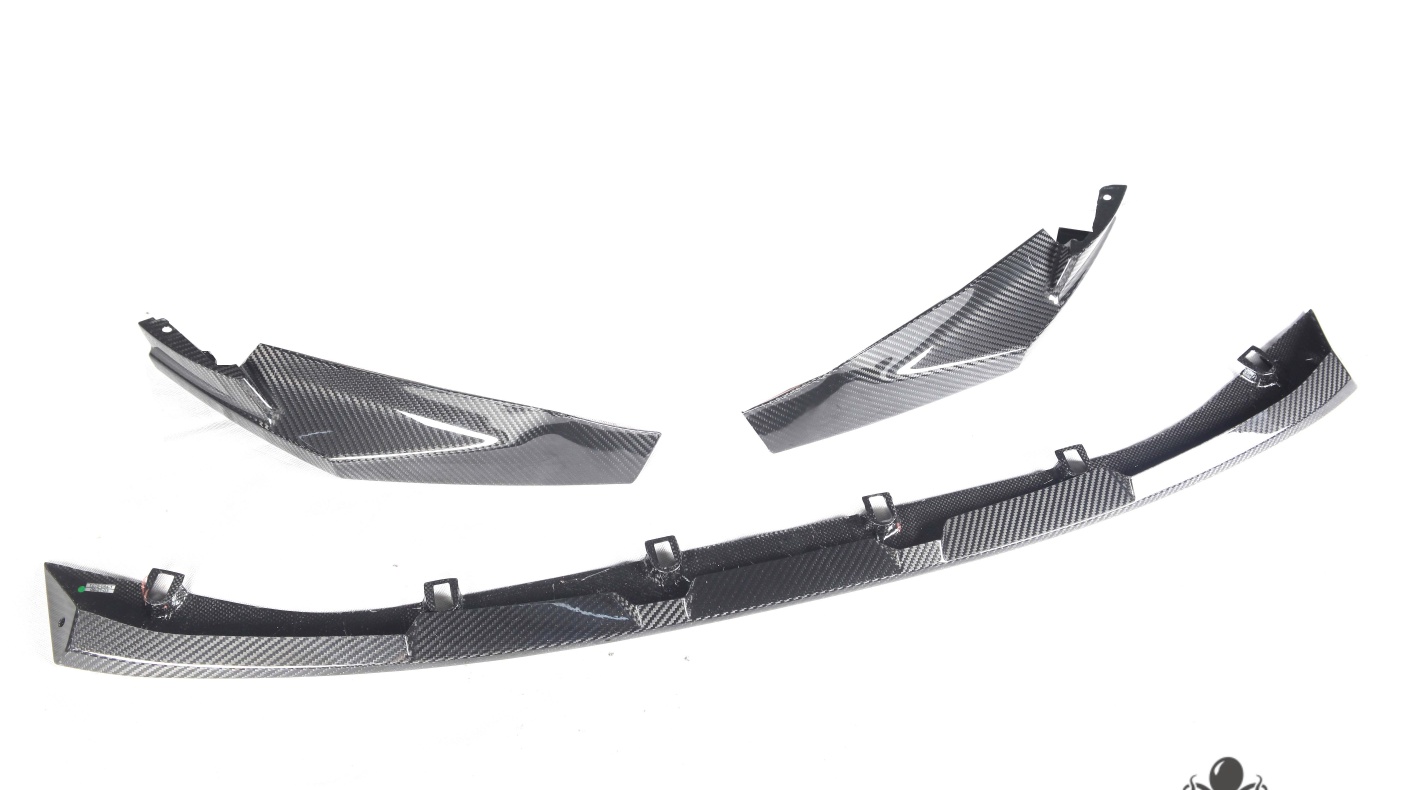 2021–2025 BMW M3 (G80) / M4 (G82) MP Style Front Lip Splitter– Dry Carbon Fiber