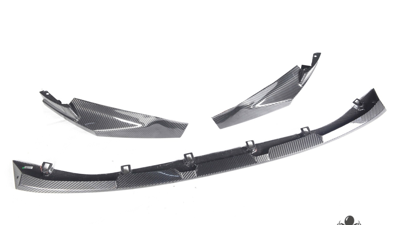 2021–2025 BMW M3 (G80) / M4 (G82) MP Style Front Lip Splitter– Dry Carbon Fiber