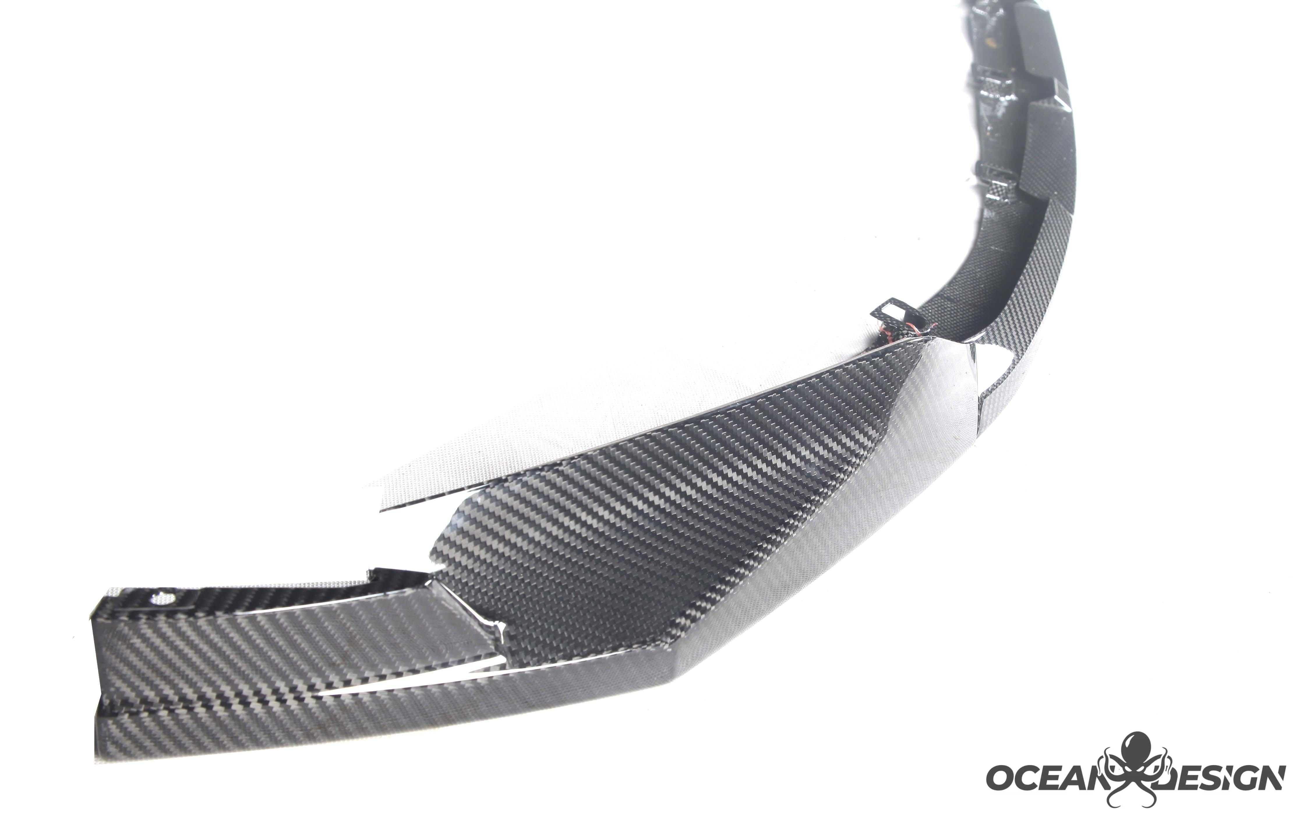 2021–2025 BMW M3 (G80) / M4 (G82) MP Style Front Lip Splitter– Dry Carbon Fiber