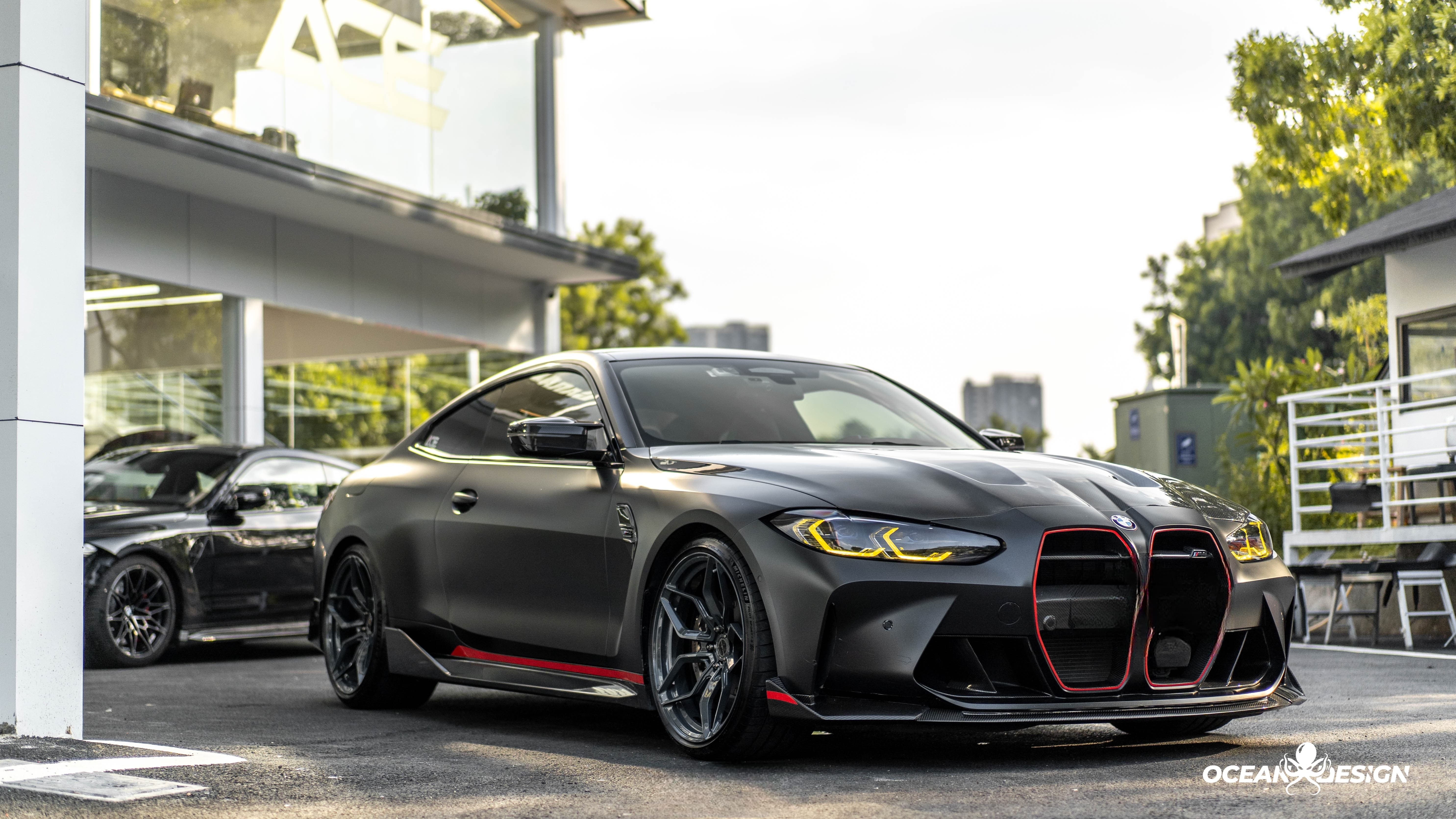 2021–2025 BMW M3 (G80) / M4 (G82) CSL Style Hood Bonnet – Dry Carbon Fiber