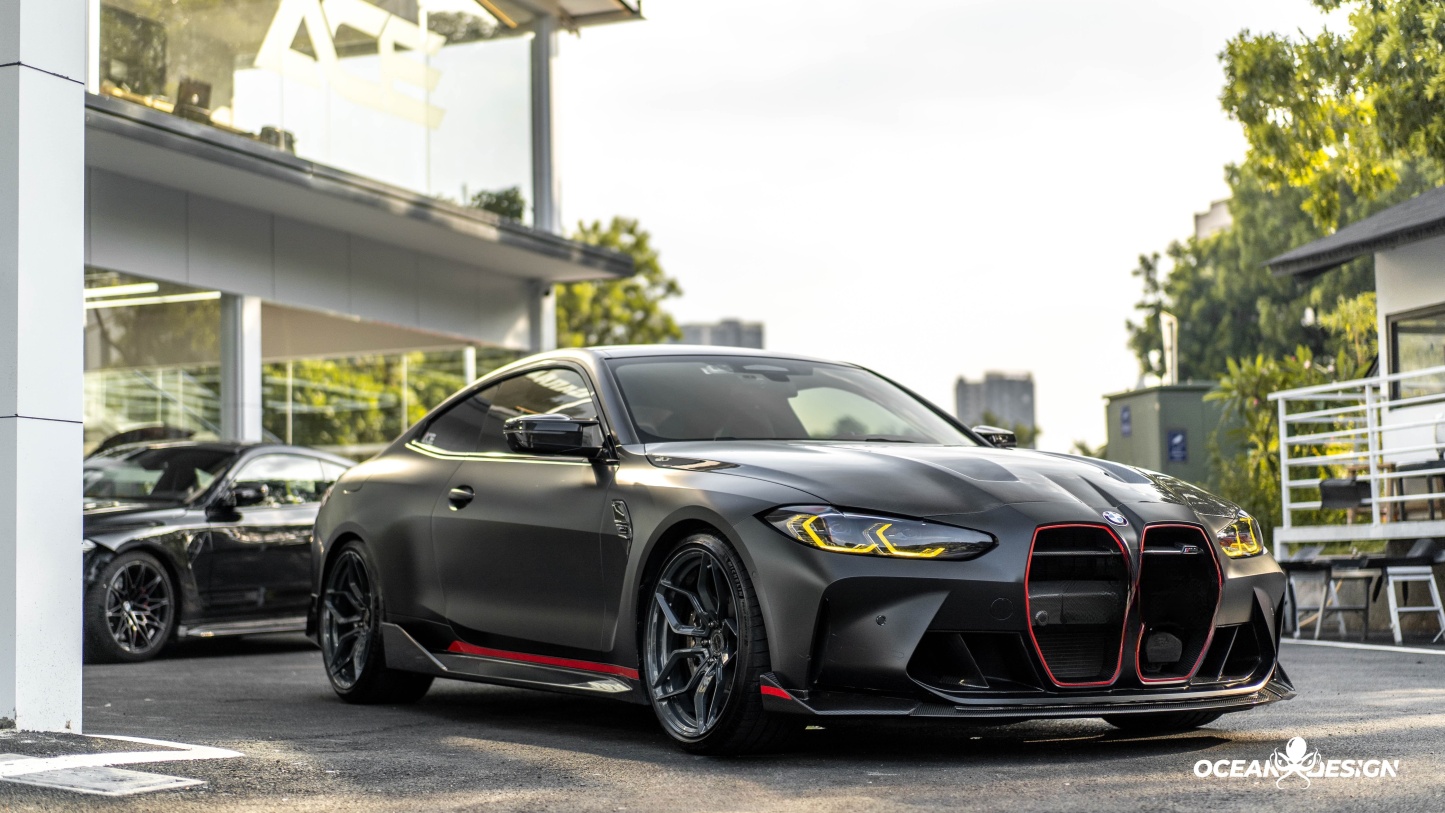 2021–2025 BMW M3 (G80) / M4 (G82) CSL Style Hood Bonnet – Dry Carbon Fiber