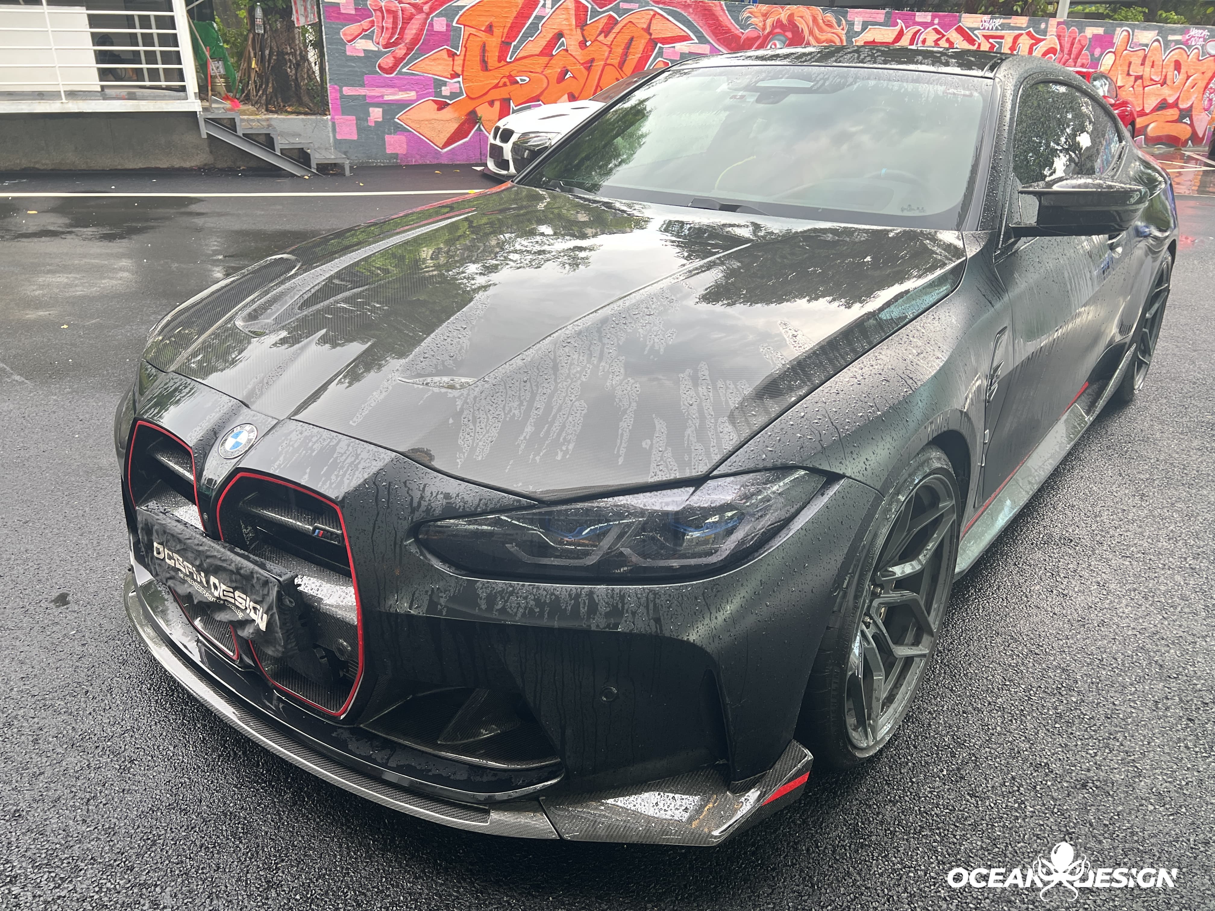2021–2025 BMW M3 (G80) / M4 (G82) CSL Style Front Lip Splitter– Dry Carbon Fiber