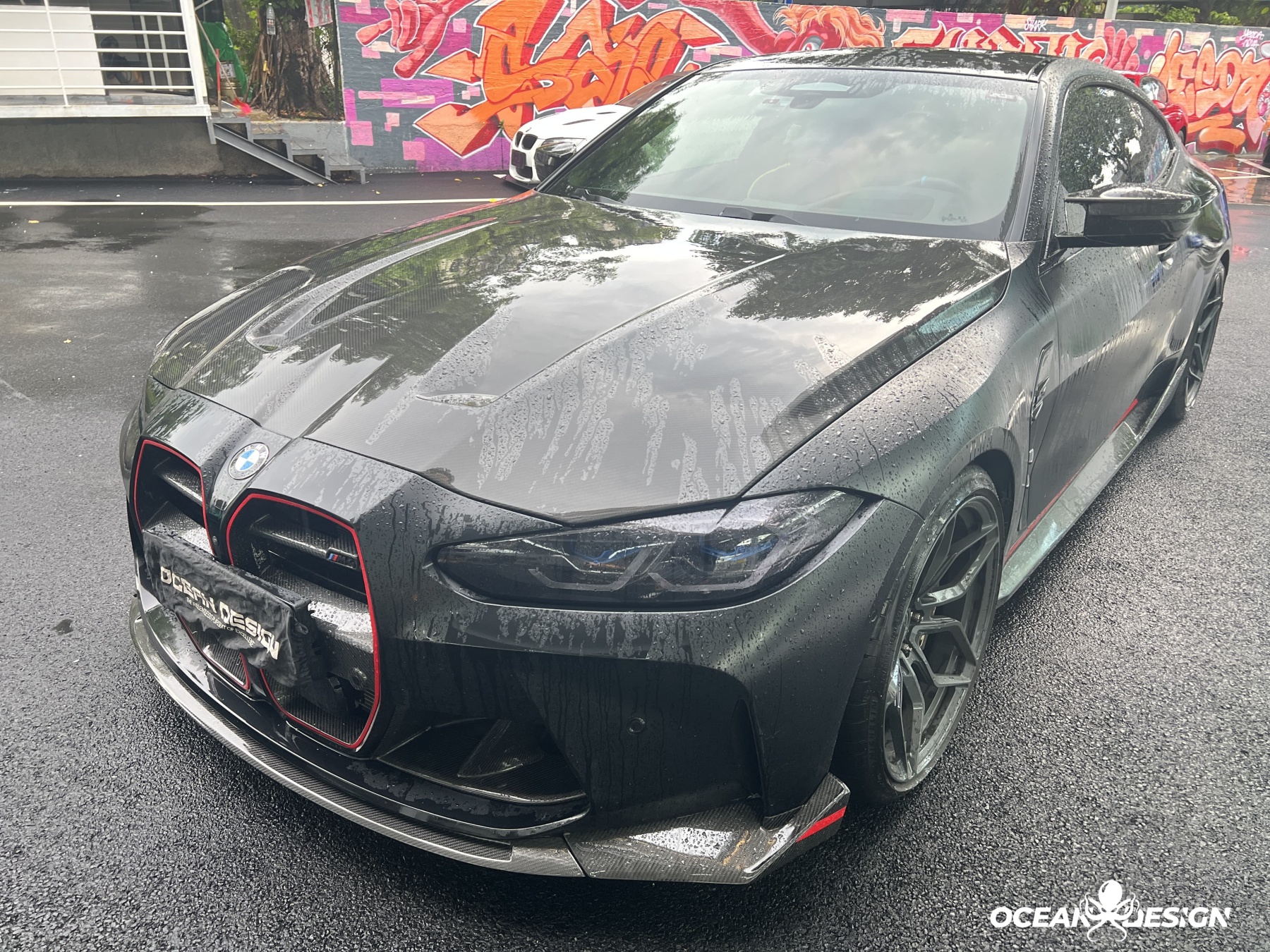 2021–2025 BMW M3 (G80) / M4 (G82) CSL Style Front Lip Splitter– Dry Carbon Fiber