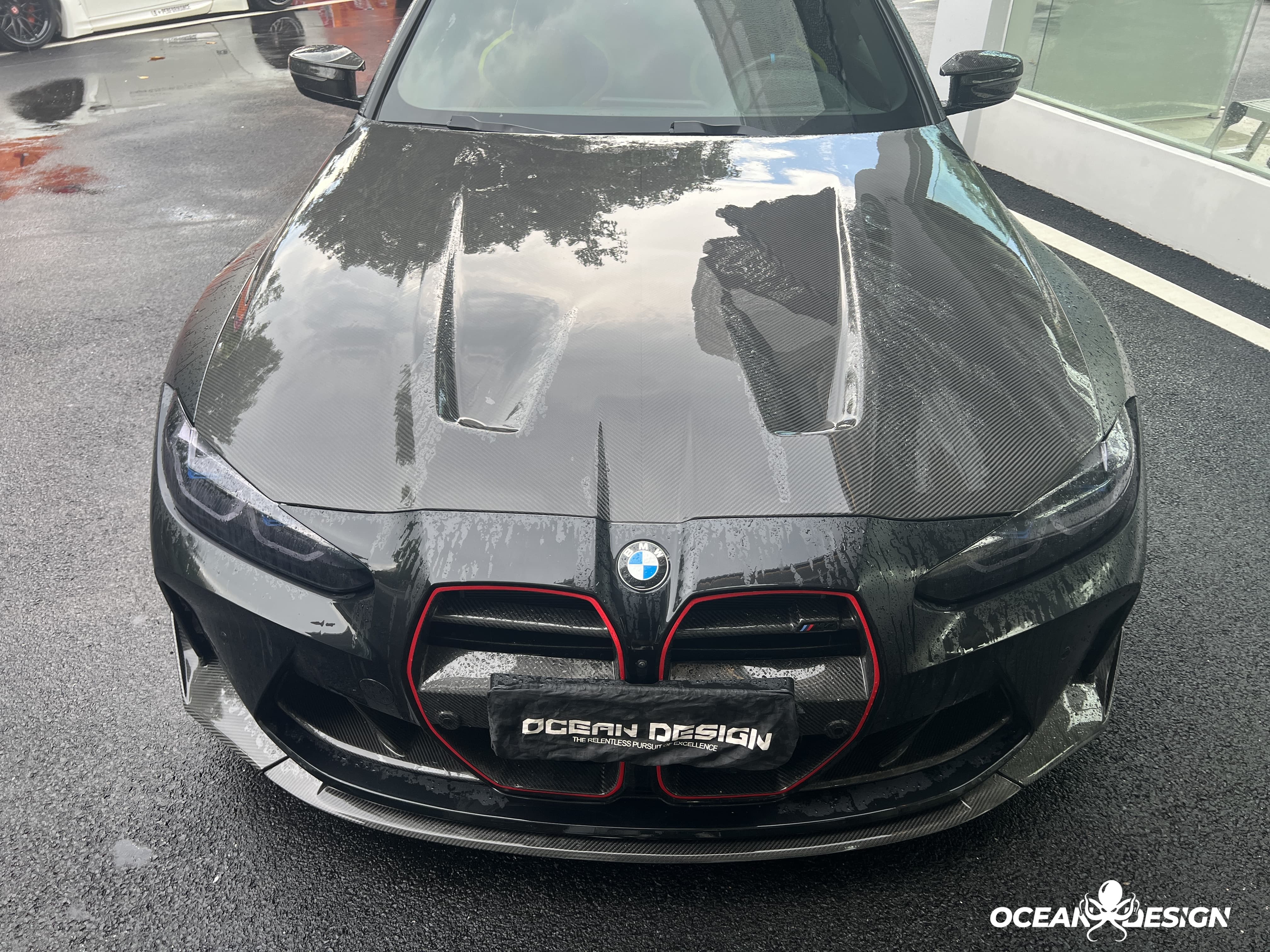 2021–2025 BMW M3 (G80) / M4 (G82) CSL Style Front Lip Splitter– Dry Carbon Fiber