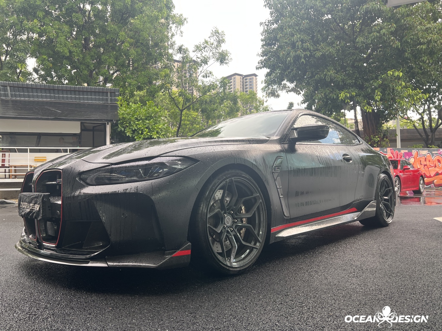 2021–2025 BMW M3 (G80) / M4 (G82) CSL Style Front Lip Splitter– Dry Carbon Fiber