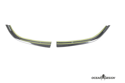 2021–2025 BMW M3 (G80) / M4 (G82) 3D Style Carbon Fiber Front Lip Splitter Protectors
