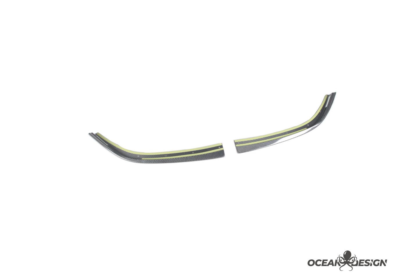 2021–2025 BMW M3 (G80) / M4 (G82) 3D Style Carbon Fiber Front Lip Splitter Protectors