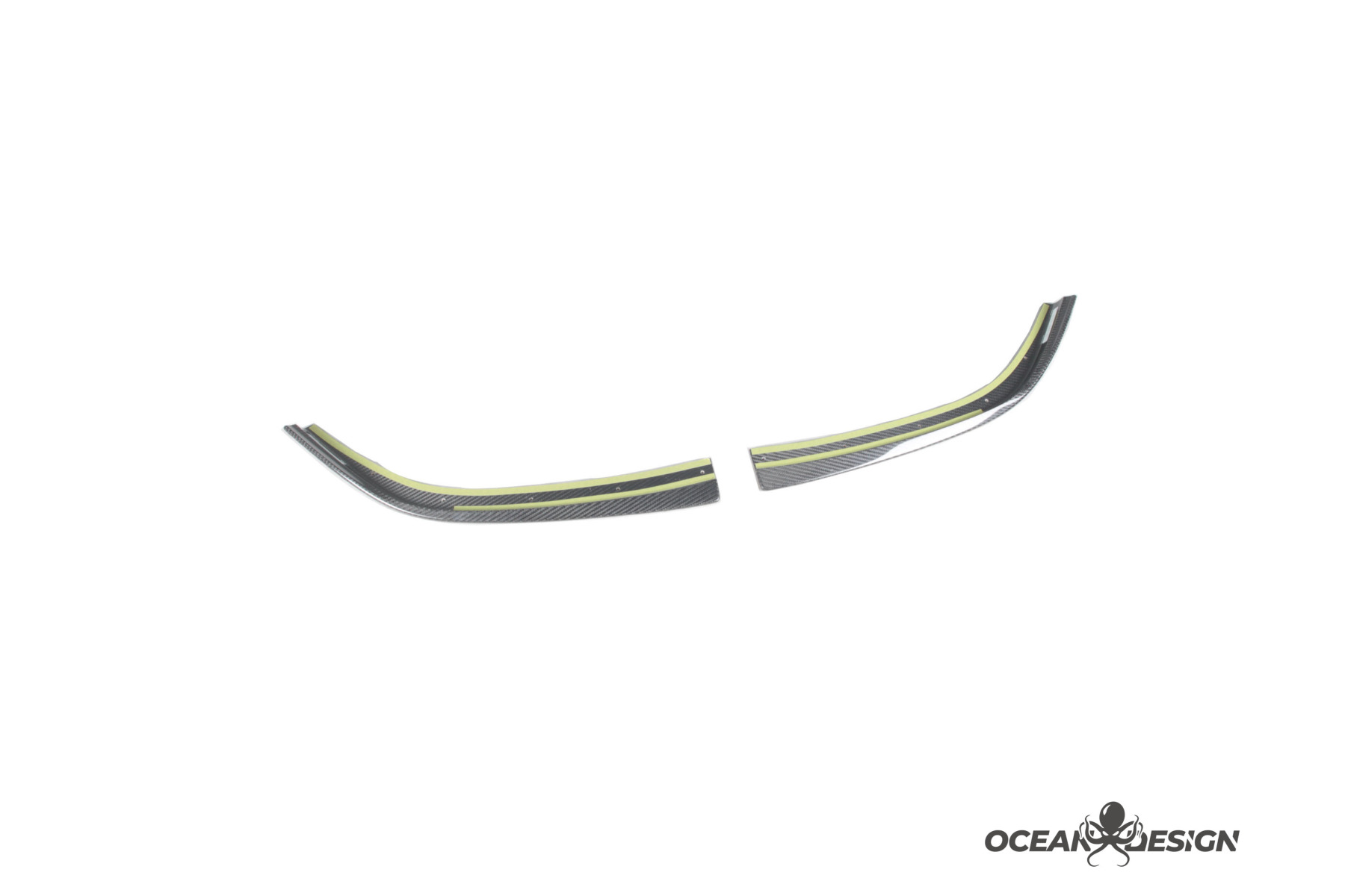 2021–2025 BMW M3 (G80) / M4 (G82) 3D Style Carbon Fiber Front Lip Splitter Protectors