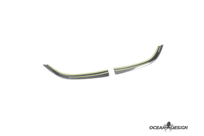 2021–2025 BMW M3 (G80) / M4 (G82) 3D Style Carbon Fiber Front Lip Splitter Protectors