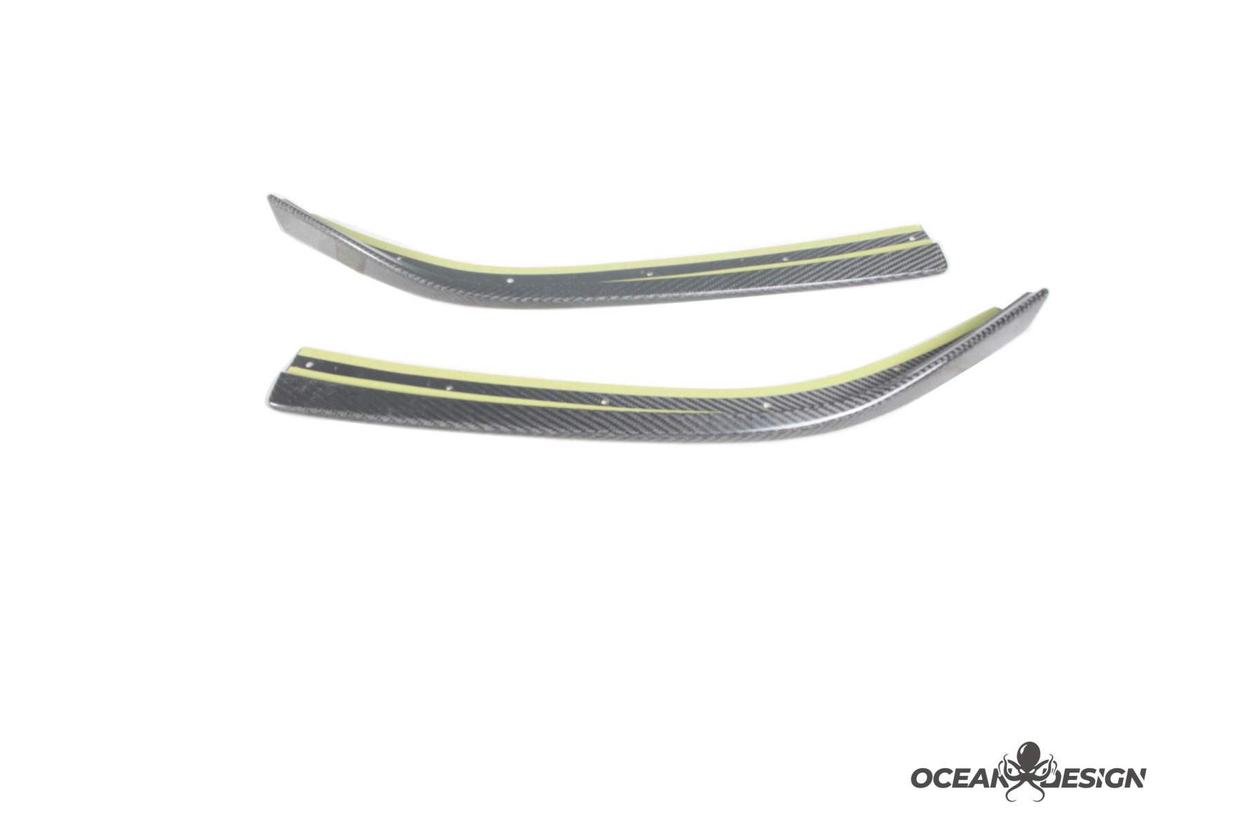 2021–2025 BMW M3 (G80) / M4 (G82) 3D Style Carbon Fiber Front Lip Splitter Protectors