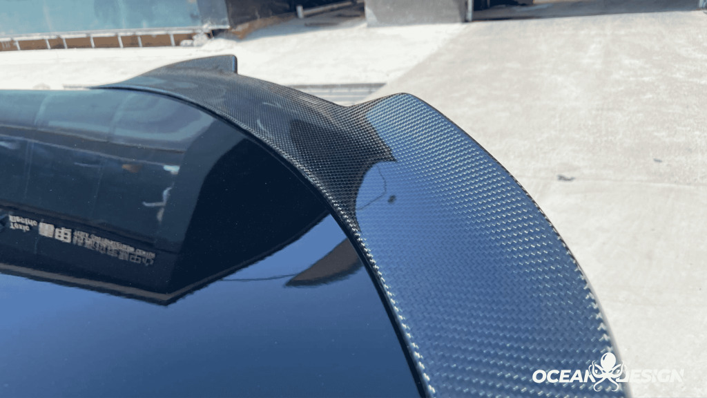 2021–2025 BMW M3 (G80) / M4 (G82) MT Style Dry Carbon Rear Spoiler