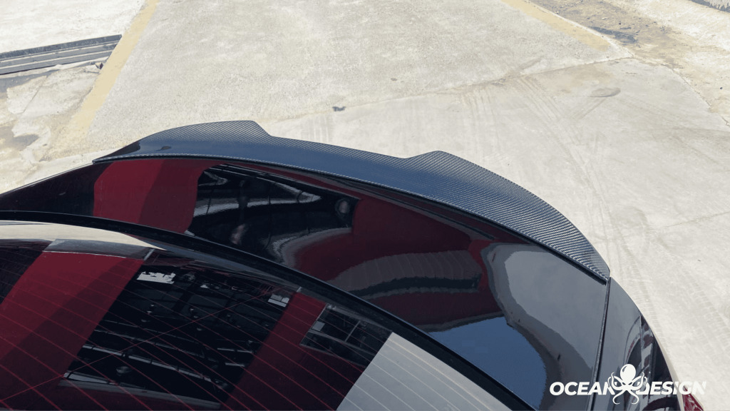 2021–2025 BMW M3 (G80) / M4 (G82) MT Style Dry Carbon Rear Spoiler