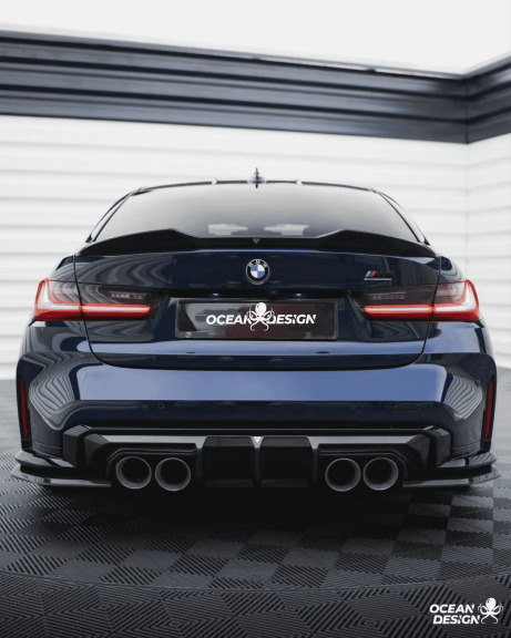 2021–2025 BMW M3 (G80) / M4 (G82) MT Style Dry Carbon Rear Spoiler
