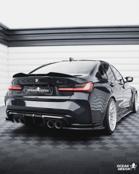 2021–2025 BMW M3 (G80) / M4 (G82) MT Style Dry Carbon Rear Spoiler
