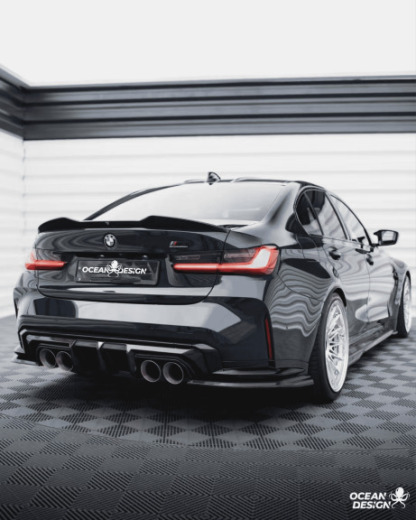 2021–2025 BMW M3 (G80) / M4 (G82) MT Style Dry Carbon Rear Spoiler