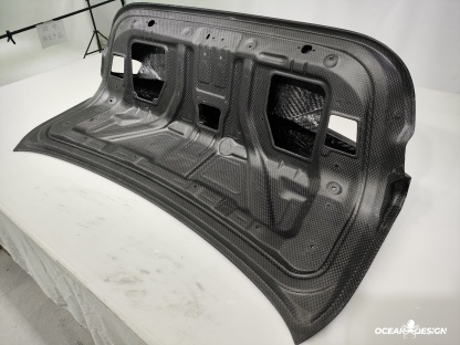2021–2025 BMW M3 (G80) / M4 (G82) CSL Style Trunk Lid – Dry Carbon Fiber