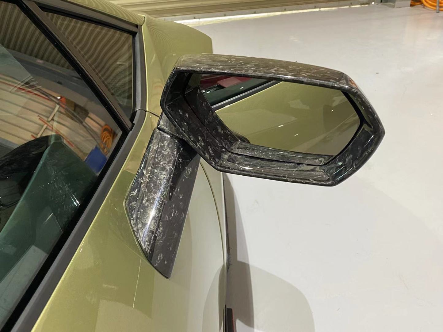 Lamborghini Huracan STO Wing Mirrors Housing Dry Carbon Fiber OEM Bodykit