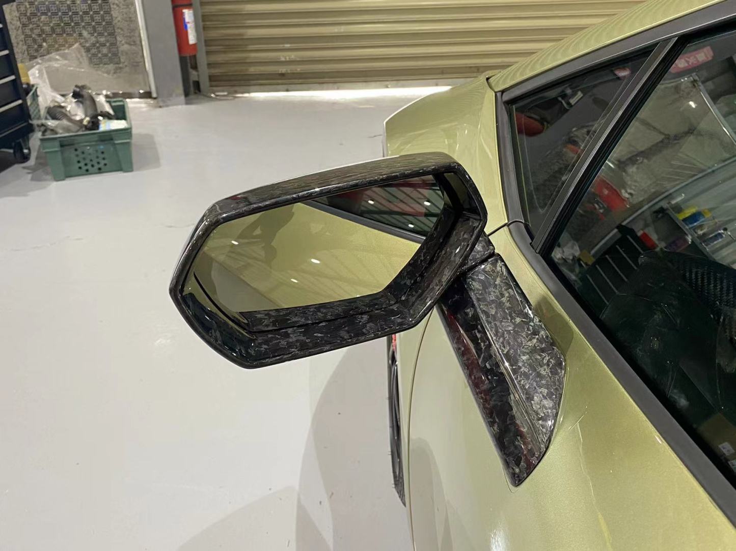 Lamborghini Huracan STO Wing Mirrors Housing Dry Carbon Fiber OEM Bodykit