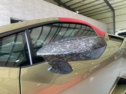 Lamborghini Huracan STO Wing Mirrors Housing Dry Carbon Fiber OEM Bodykit