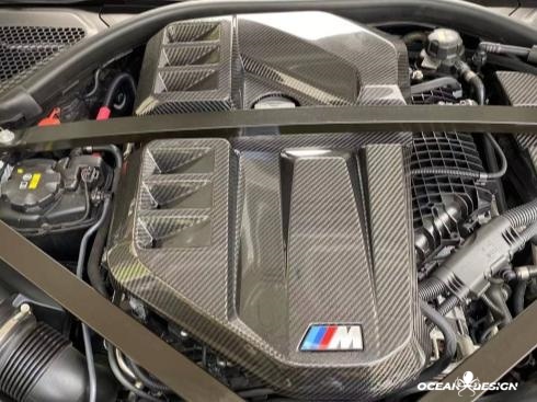 2021-2025 BMW M3 G80 / M4 G82 MP Style Engine Cover – Dry Carbon Fiber